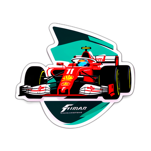 Σχεδίασε ένα κομψό αυτοκίνητο F1 σε κίνηση