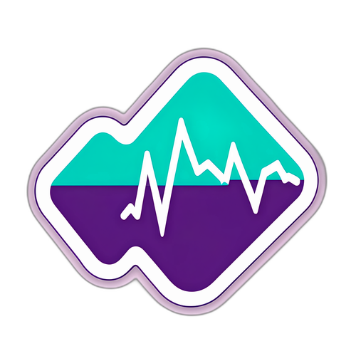 สติกเกอร์กราฟหุ้นดาวโจนส์