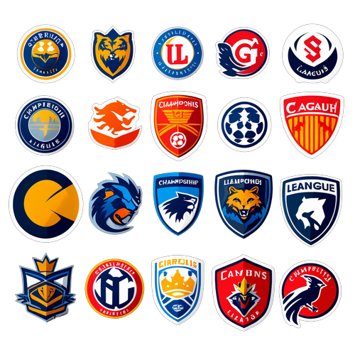 Championship League Fever: Unleash Your Team Spirit with This Must-Have Sticker!