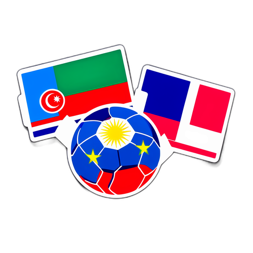 Sticker ya Mechi kati ya Azerbaijan na Ufaransa