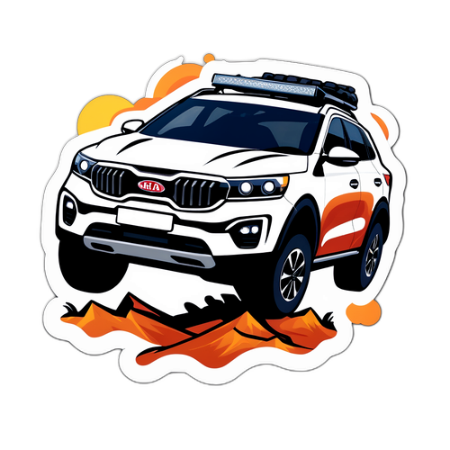 Przygód sticker z Kia K4