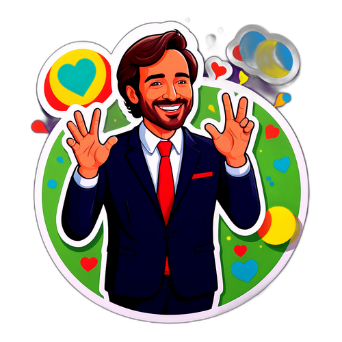 Raul Richter mit Publikum