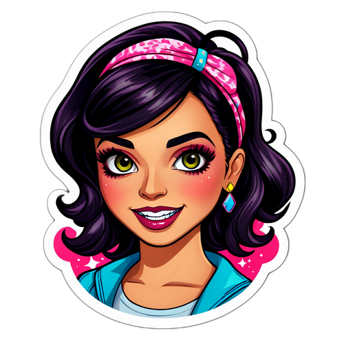Sticker divertido de Mariana Nannis