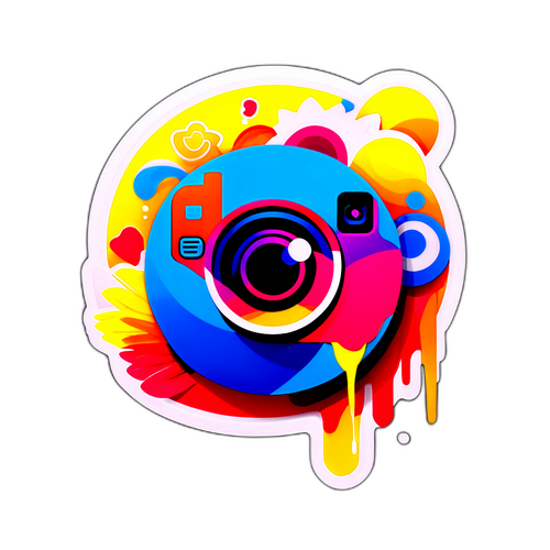 Sticker Kreatif Berinspirasikan Logo Instagram
