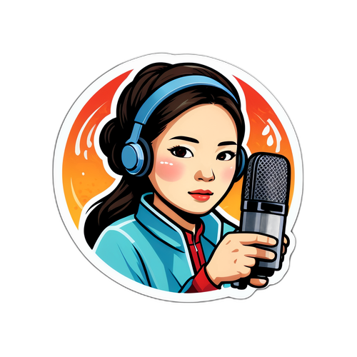 韩红停止录音贴纸