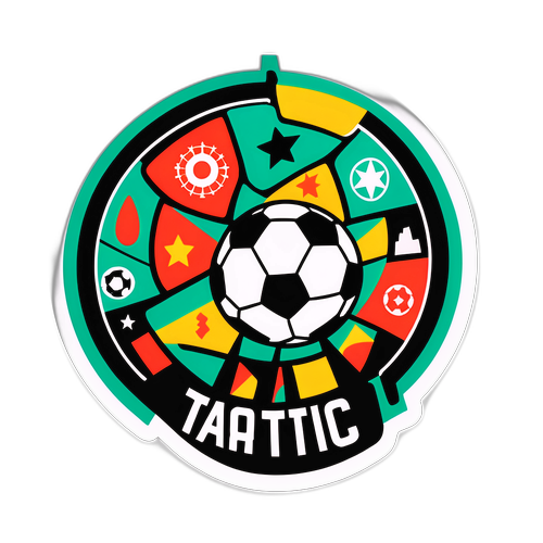 Abstrakt Fotbollstaktik