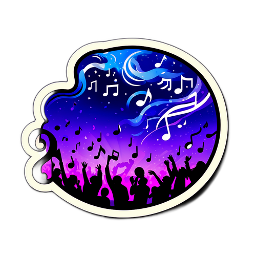 שמי לילה נוצצים במועדון תוסס