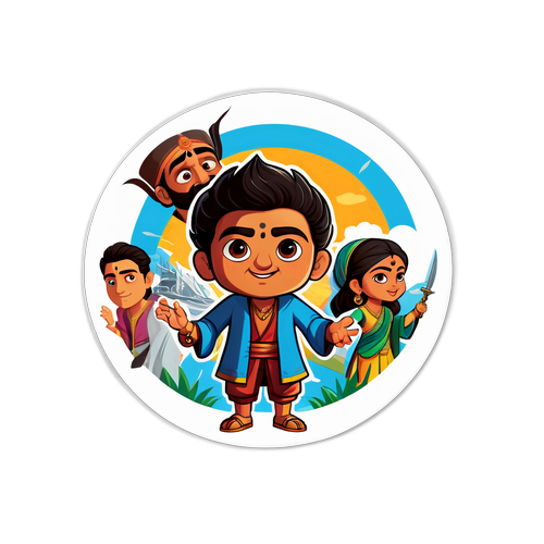 धुरंधर का आकर्षक स्टिकर