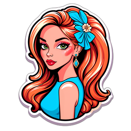 Adesivo di Moda Glamour