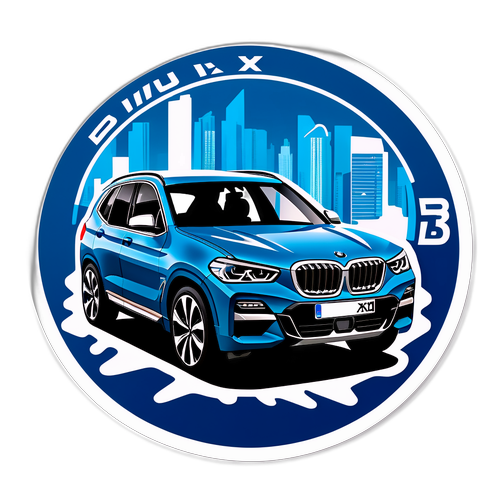 BMW iX3 i urban miljö