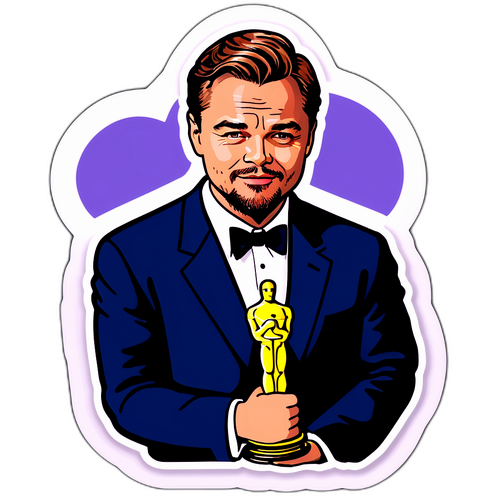 Леонардо ДиКаприо обнимает Оскар