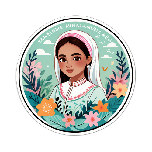 Sticker Memori yang Tulus untuk Zara Qairina