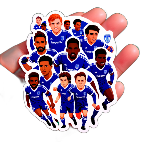 ทีม Ipswich ในบทบาทฮีโร่บนสนามฟุตบอล