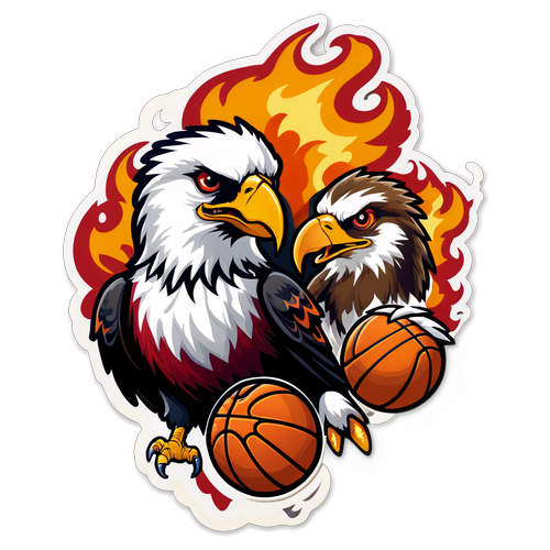 Sticker ng laban ng Cavaliers vs Hawks