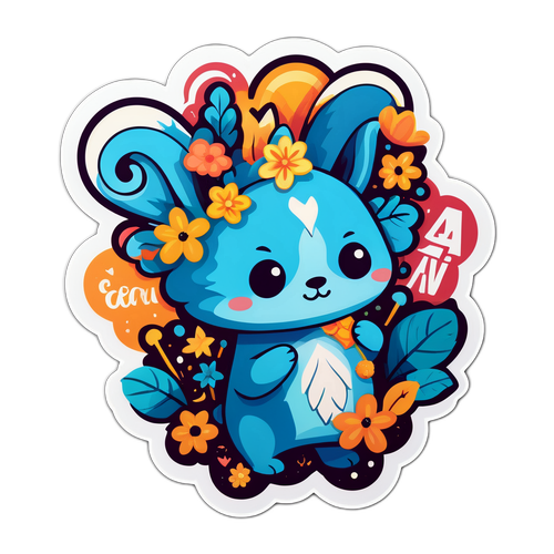 Stiker Lucu 'Agak Laen'