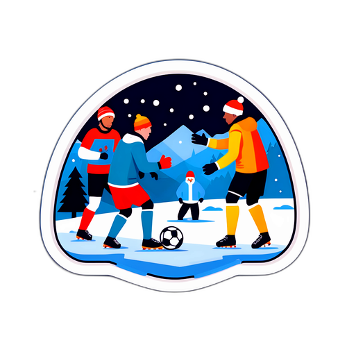 Stiker Sepak Bola Musim Dingin