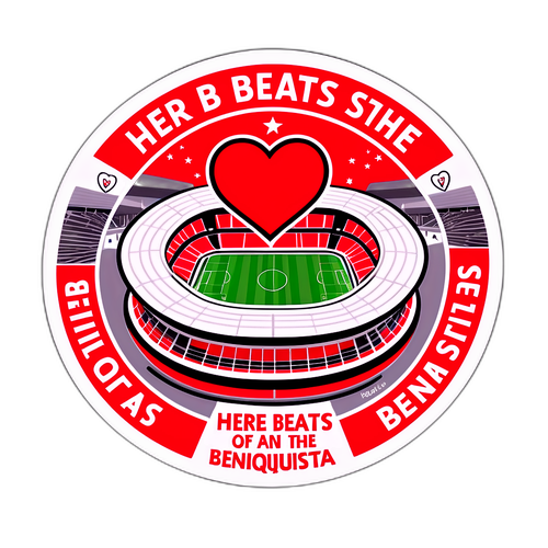 Benfica Stadion Aufkleber