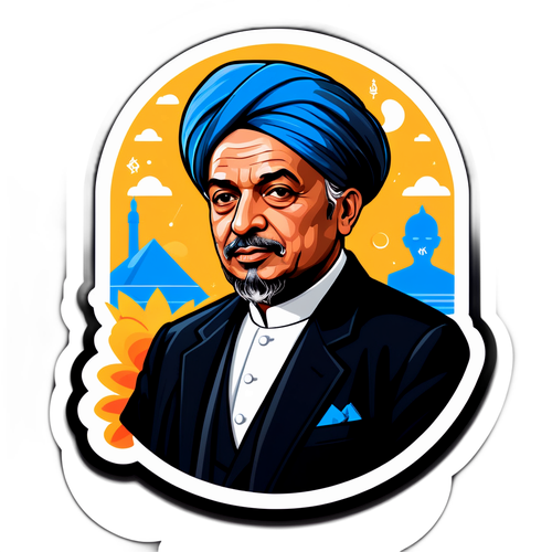 Stiker Bahlil dalam Pose Berpikir