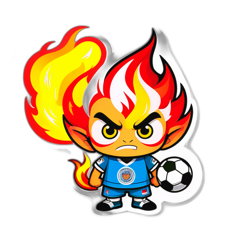 สติ๊กเกอร์ทีมฟุตบอลการ์ตูนสไตล์ไทย
