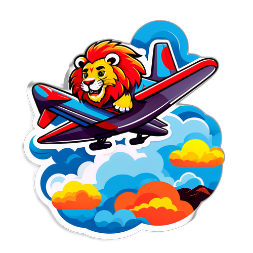 Stiker Lion Air yang Petualang