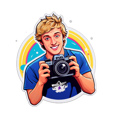 Logan Paul Vlogger Klistermerke