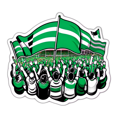 Hammarby IF Fans in de Staan