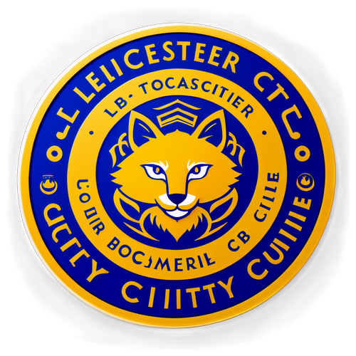 Badge représentant une destination de luxe avec le logo de Leicester City