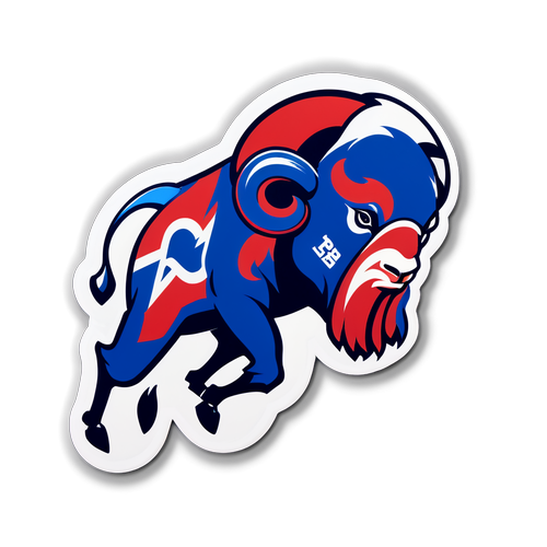 Buffalo Bills vs. Los Angeles Rams Showdown Sticker