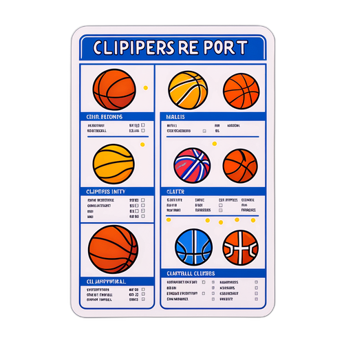 Ultrafilter na Sticker ng Injury Report ng Clippers