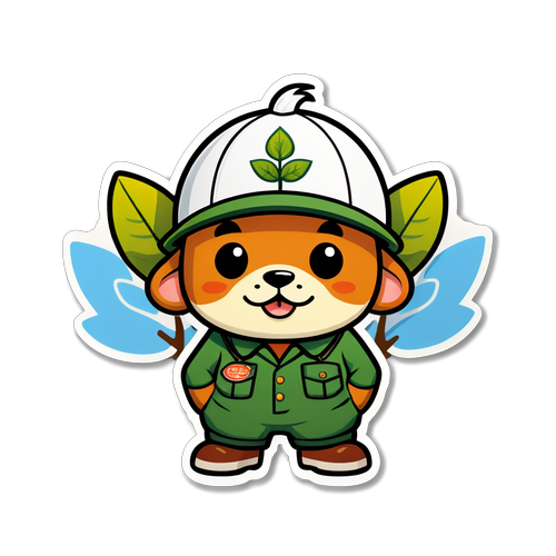 農林水産省のマスコットキャラクターのかわいいイラスト