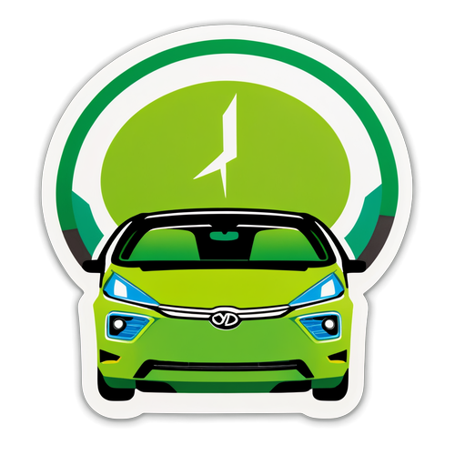 Sticker ng BYD na may Tema ng Sasakyang Elektriko