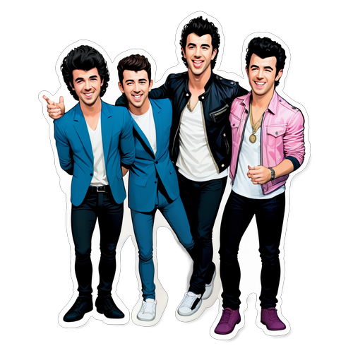 Neuvěřitelný! Jonas Brothers v Karikaturním Stylu, který Vás Okouzlí!