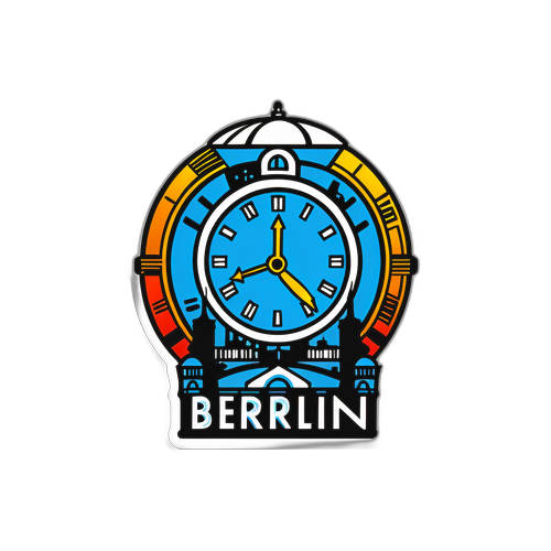Berliner Uhr mit Nachtleben