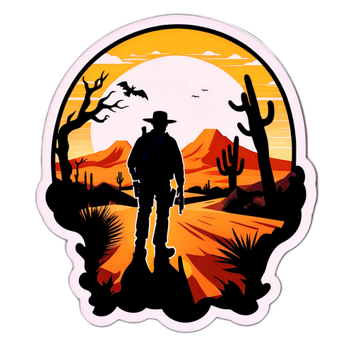 Minimalist Sicario Scene Sticker