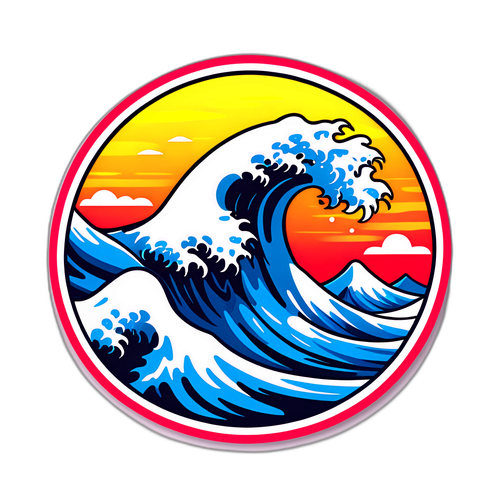 추위 경고 스티커