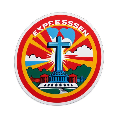 Voimakkaasti brändätty 'Expressen' logo