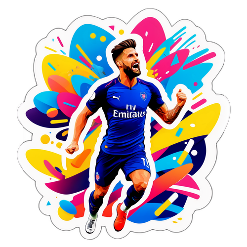 Olivier Giroud Akisherehekea