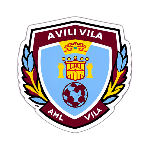 Aston Villa ja Roma -tiimien värit ja logot