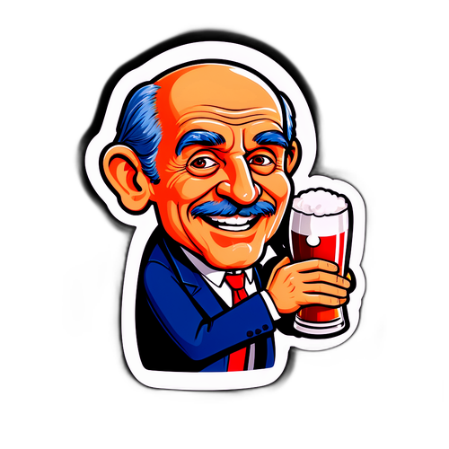 מדבקה מצחיקה של בר קופרשטין