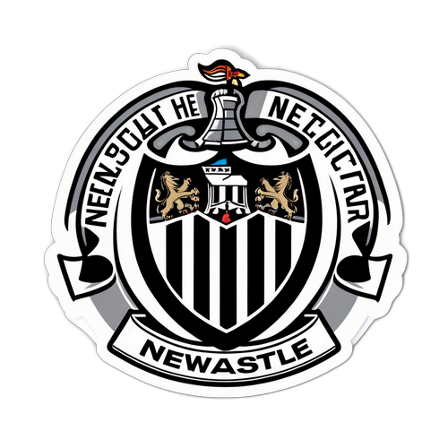 สติ๊กเกอร์เชียร์ทีมฟุตบอลนิวคาสเซิล