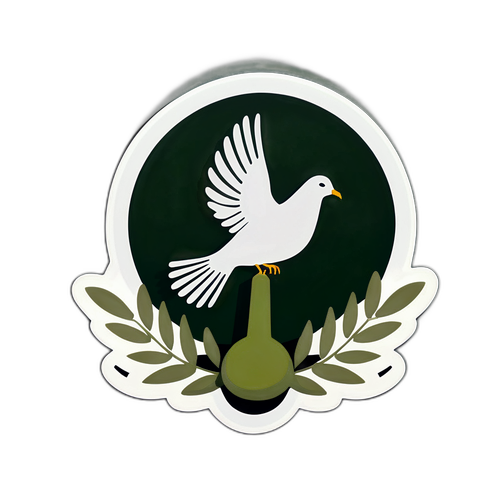 Un sticker que simboliza el perdón