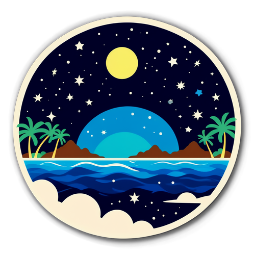 石垣島夜空旅行貼紙