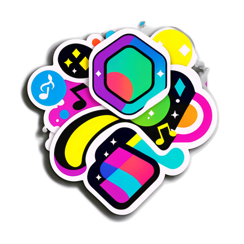 Stiker Futuristik Terinspirasi oleh Exo-CBX