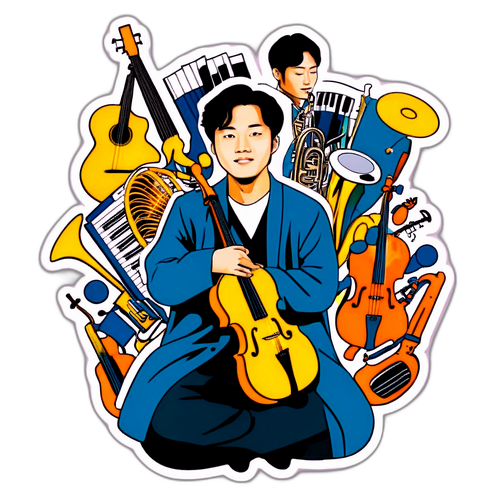 Ju Yeon Woo dengan Alat Musik