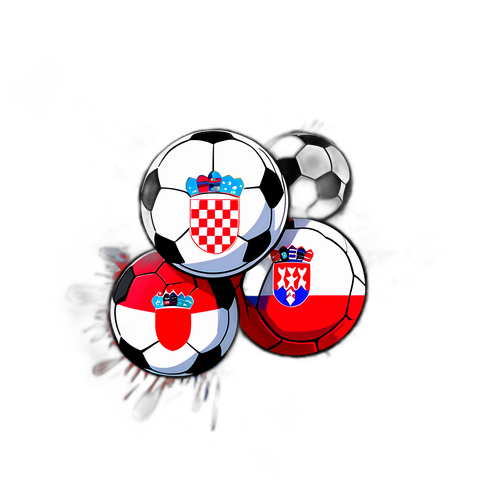 Vikosi vya Bendera za Croatia na Czechia
