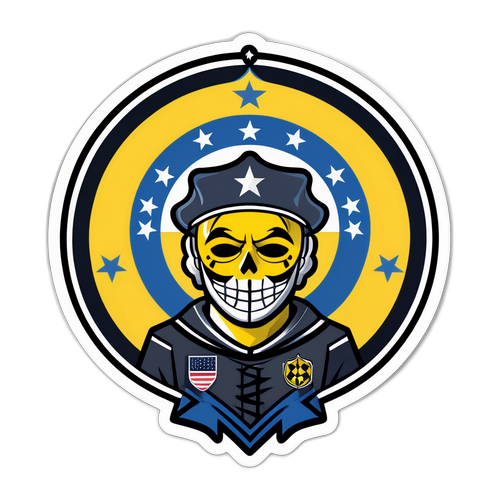 Columbus Crew Skull Emblem Sticker