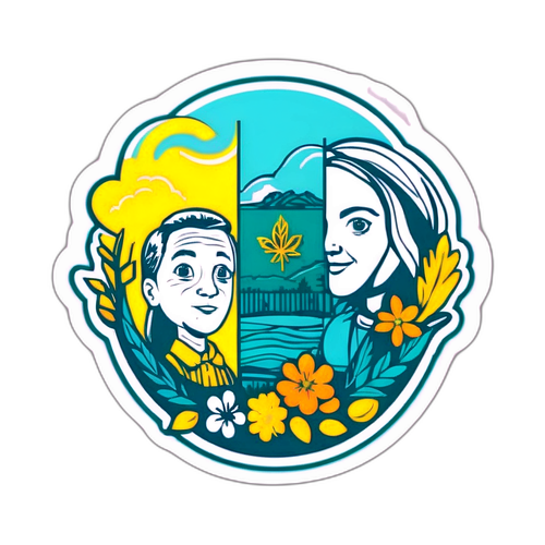 Autocollant de la saison 3 de Ginny et Georgia