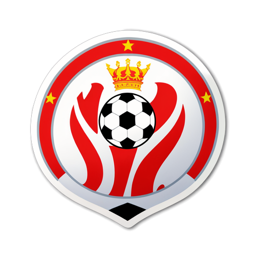 Sticker ilustrando un partido entre Girona y Sevilla