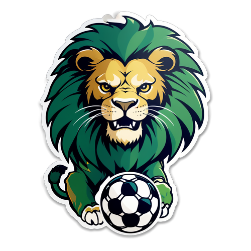 Unleash the Roar! Man City vs. Celtic Sticker that Captures Football Passion!