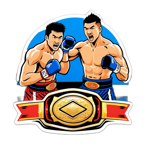 Mga Sinturon ng Kampeonato ni Inoue at Akhmadaliev